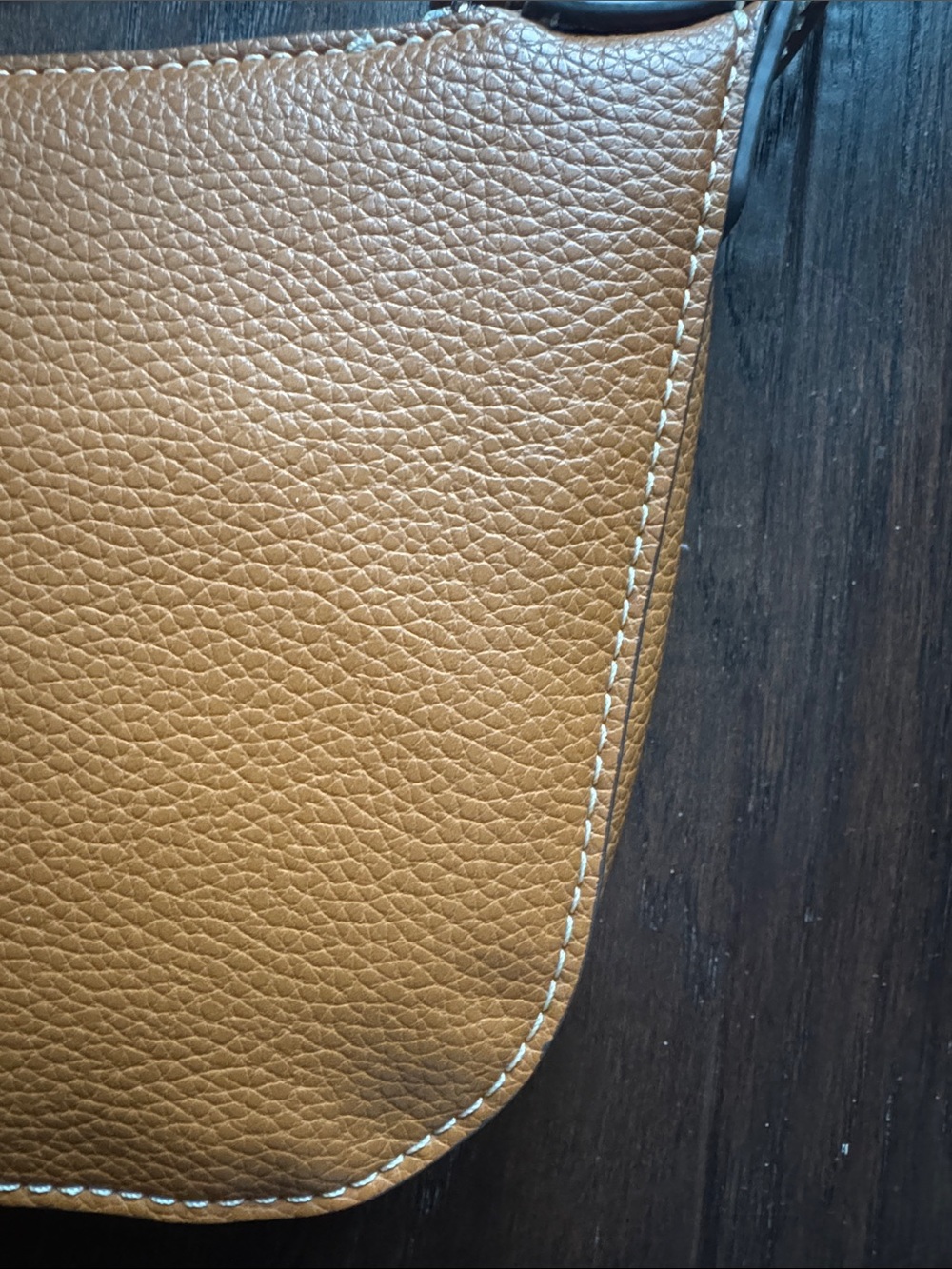 Vera Bradley Pebbled Crossbody Bag in Vegan Leather in Roasted Pecan - Picture 2 of 8